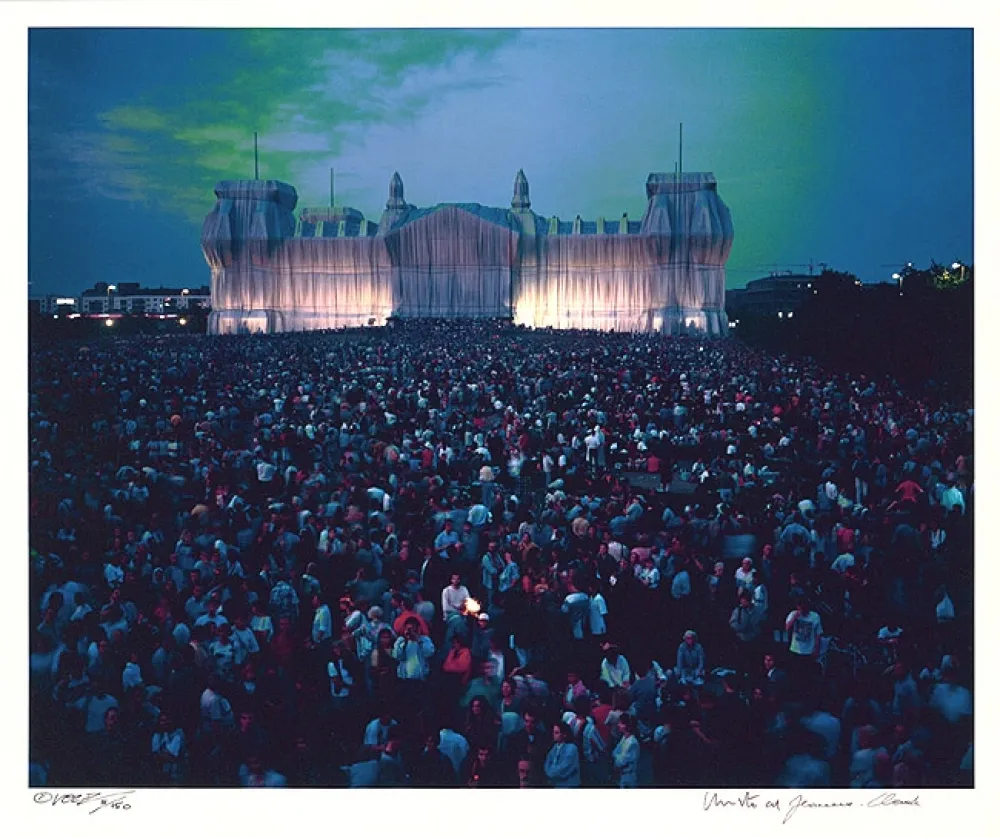Photographie Christo - Reichstag Mappe II, Westen