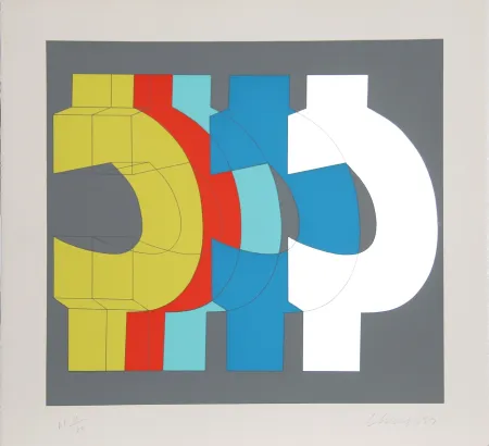 Sérigraphie Chryssa - Series 2