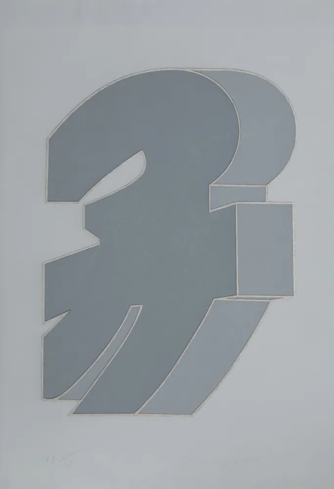 Sérigraphie Chryssa - Times Square Fragment #2