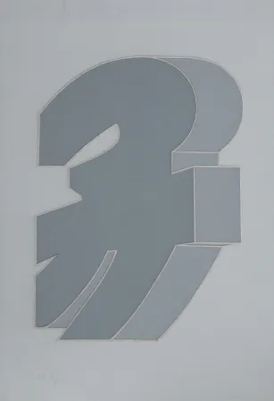 Sérigraphie Chryssa - Times Square Fragment #2