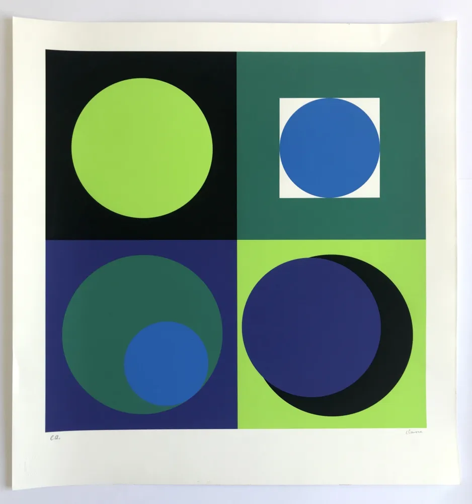 Sérigraphie Claisse - Composition géométrique