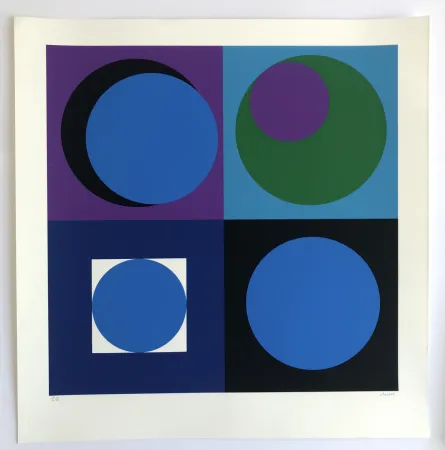 Sérigraphie Claisse - Composition géométrique