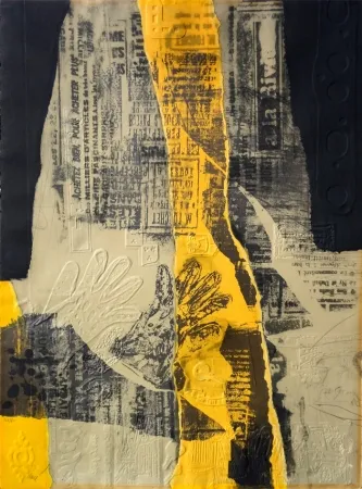 Eau-Forte Clavé - Composición con Amarillo