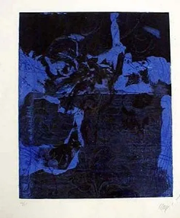 Aquatinte Clavé - Empreinte