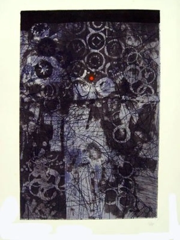 Eau-Forte Et Aquatinte Clavé - Etoiles et signes