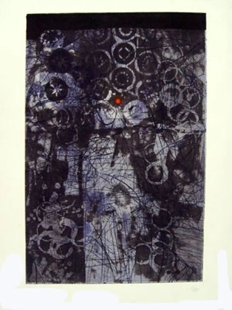 Eau-Forte Et Aquatinte Clavé - LA MAIN DU GUERRIER