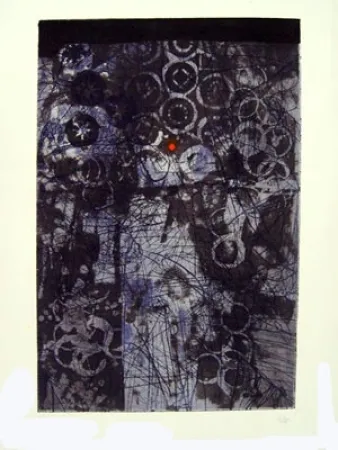 Eau-Forte Et Aquatinte Clavé - LA MAIN DU GUERRIER