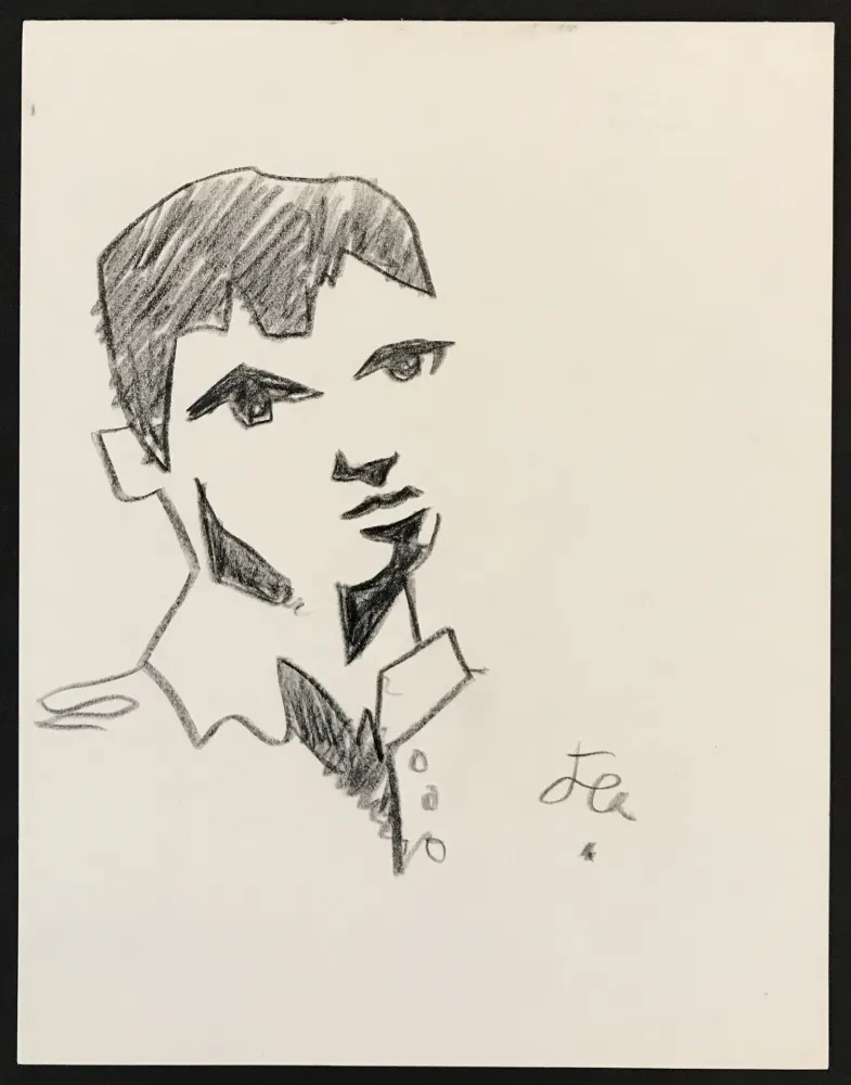 Aucune Technique Cocteau - Boy in Collared Shirt