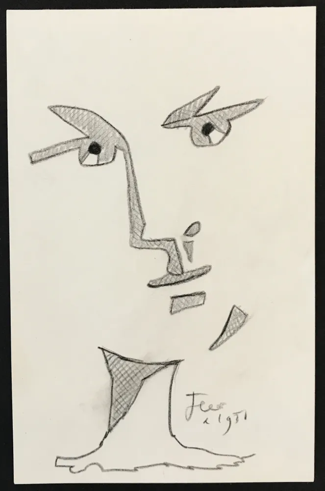 Aucune Technique Cocteau - Face of a Man 