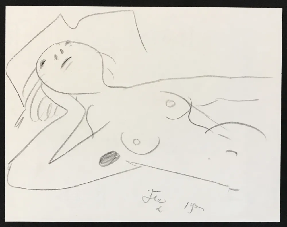 Aucune Technique Cocteau - Female Nude