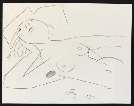Aucune Technique Cocteau - Female Nude
