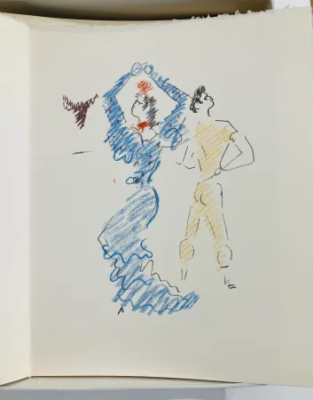 Livre Illustré Cocteau - Gitans et Corridas.