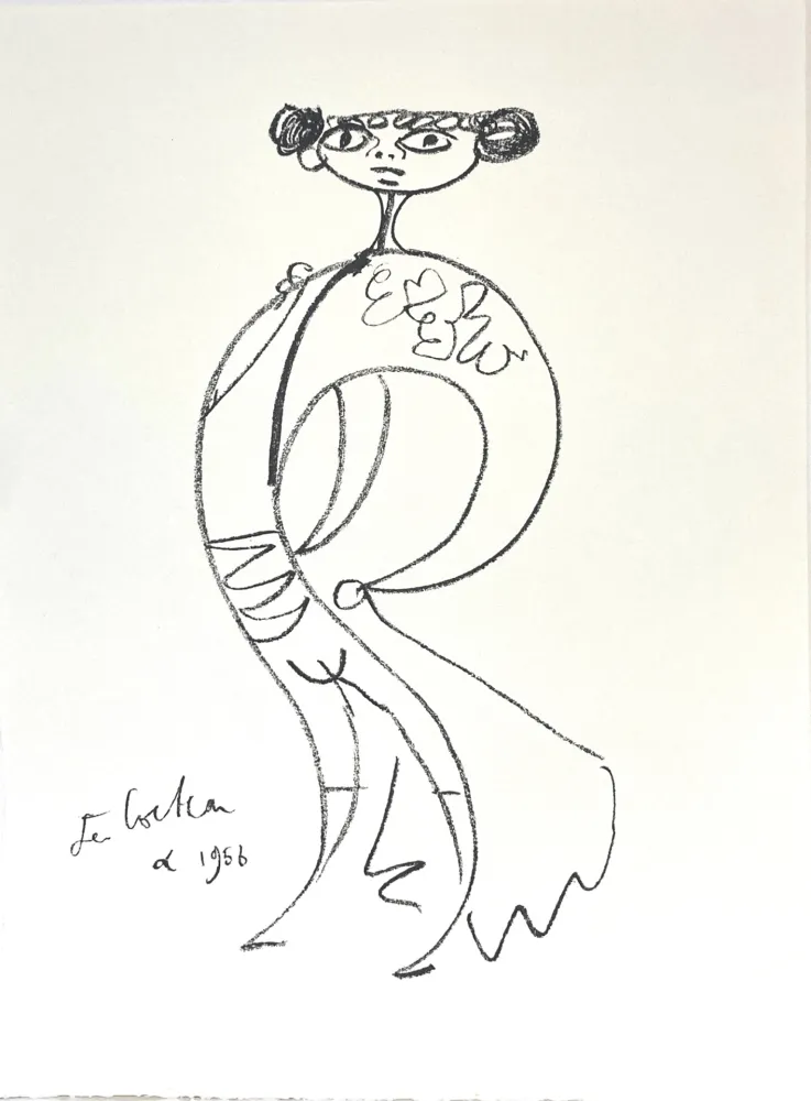 Aucune Technique Cocteau - Lithographie originale