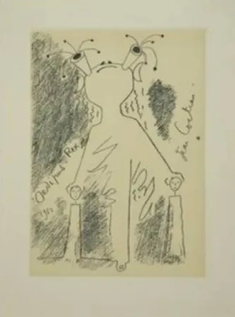 Eau-Forte Et Aquatinte Cocteau - Oedipe roi