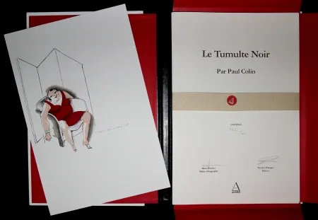 Livre Illustré Colin - LE TUMULTE NOIR / BLACK THUNDER  - Josephine Baker - 45 Lithographies