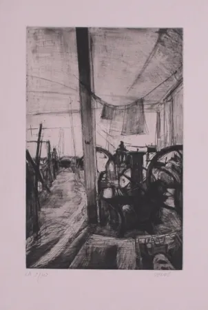 Gravure Collin - Les presses