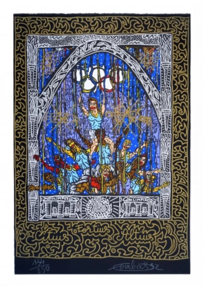 Sérigraphie Combas - Olympic centennial