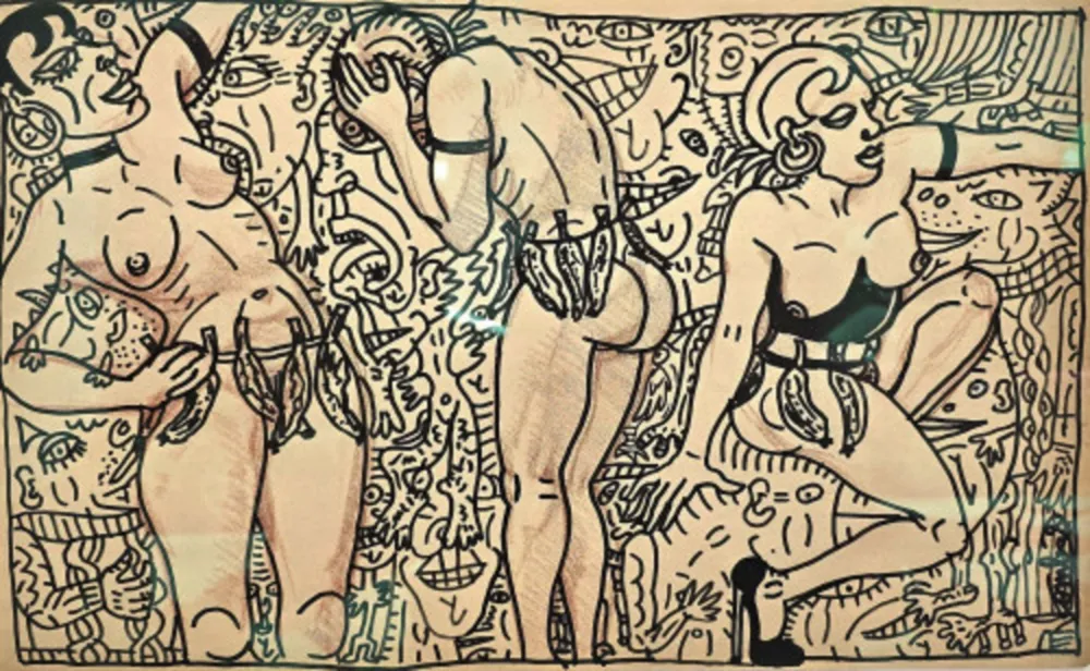 Multiple Combas - Tournant, tournant, délirants, la danseuse multipliée en délire de Joséphine