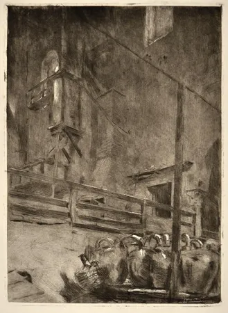 Eau-Forte Conconi - LA CASA DEL MAGO (THE HOUSE OF THE MAGICIAN)