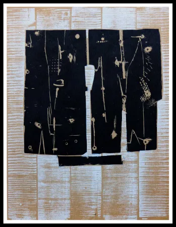 Gravure Sur Bois Consagra - GRAVURE SUR BOIS 