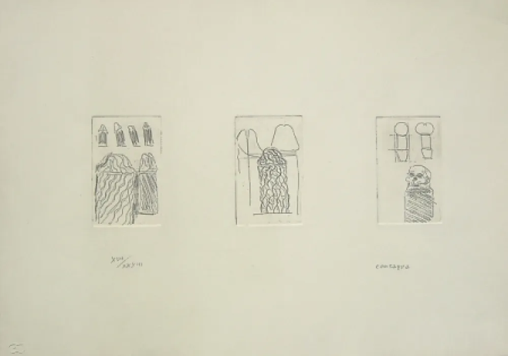 Gravure Consagra - Senza titolo