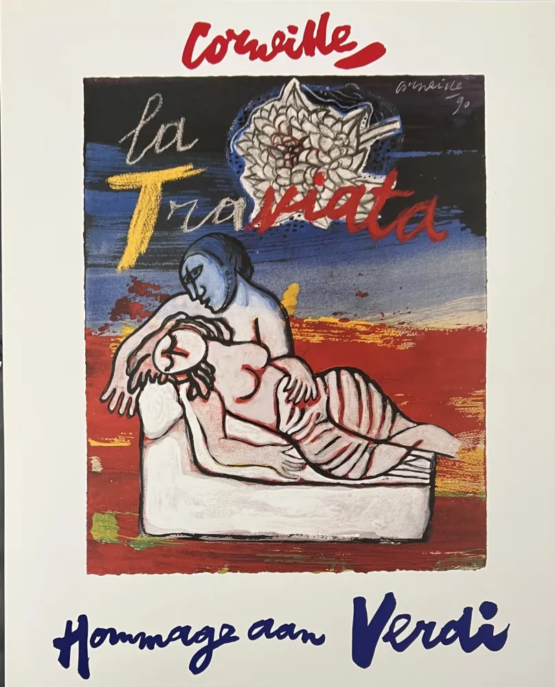 Offset Corneille - Affiche La Traviata Hommage à Verdi