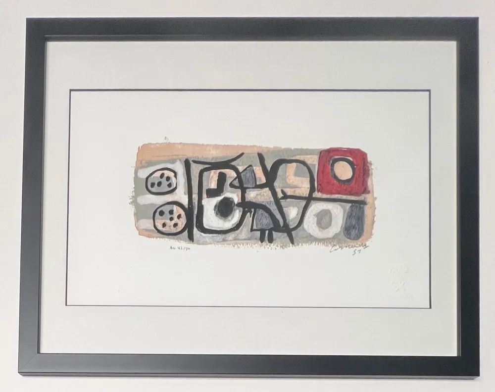 Estampe Numérique Corneille - April in jazz , 1951, AO 42/90, encadré