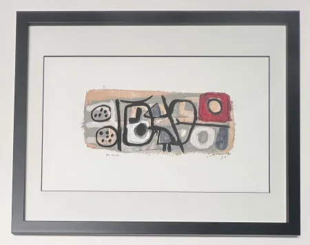 Estampe Numérique Corneille - April in jazz , 1951, AO 42/90, encadré