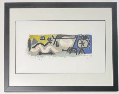 Estampe Numérique Corneille - April in Jazz, 1951, AO 42/90, encadré 