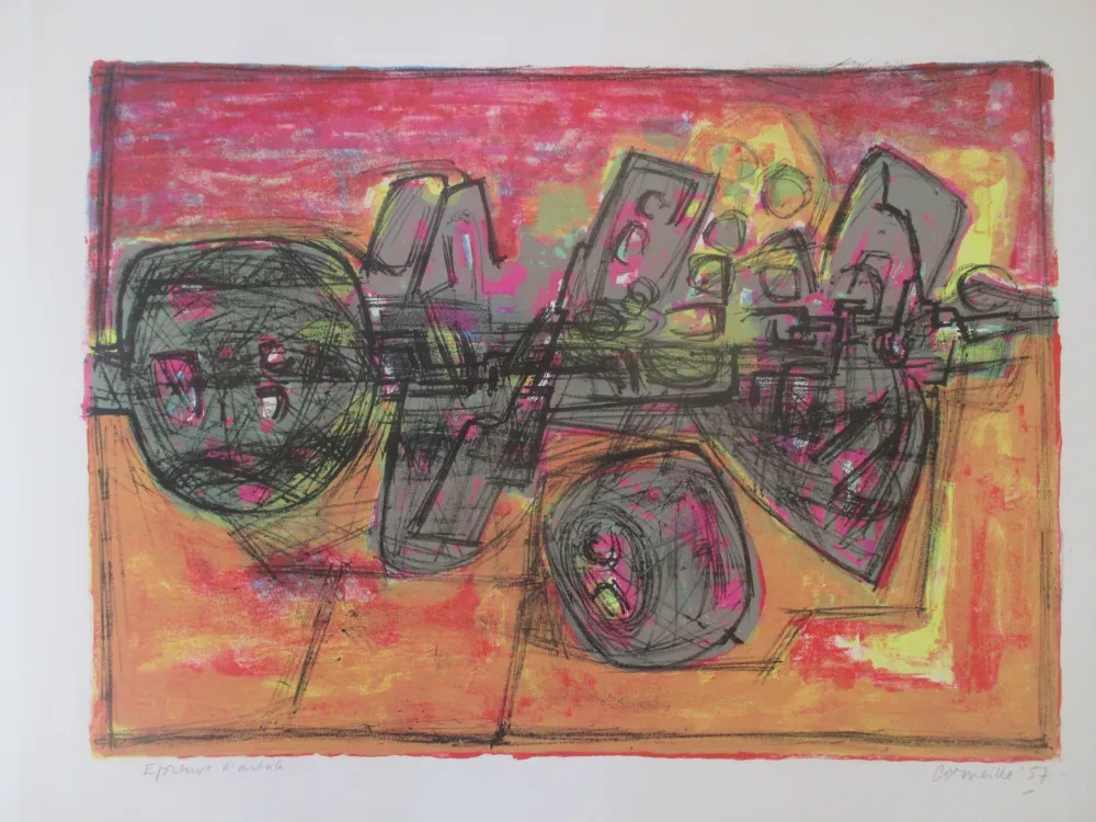 Lithographie Corneille - Asmara