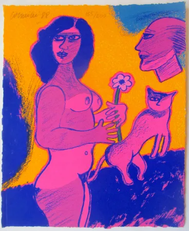 Sérigraphie Corneille - La Sensualité du Sensible II