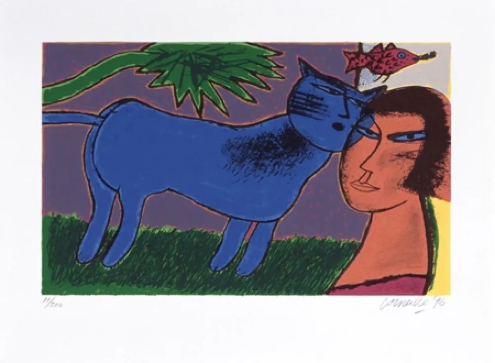 Sérigraphie Corneille - L'amour au jour le jour 3