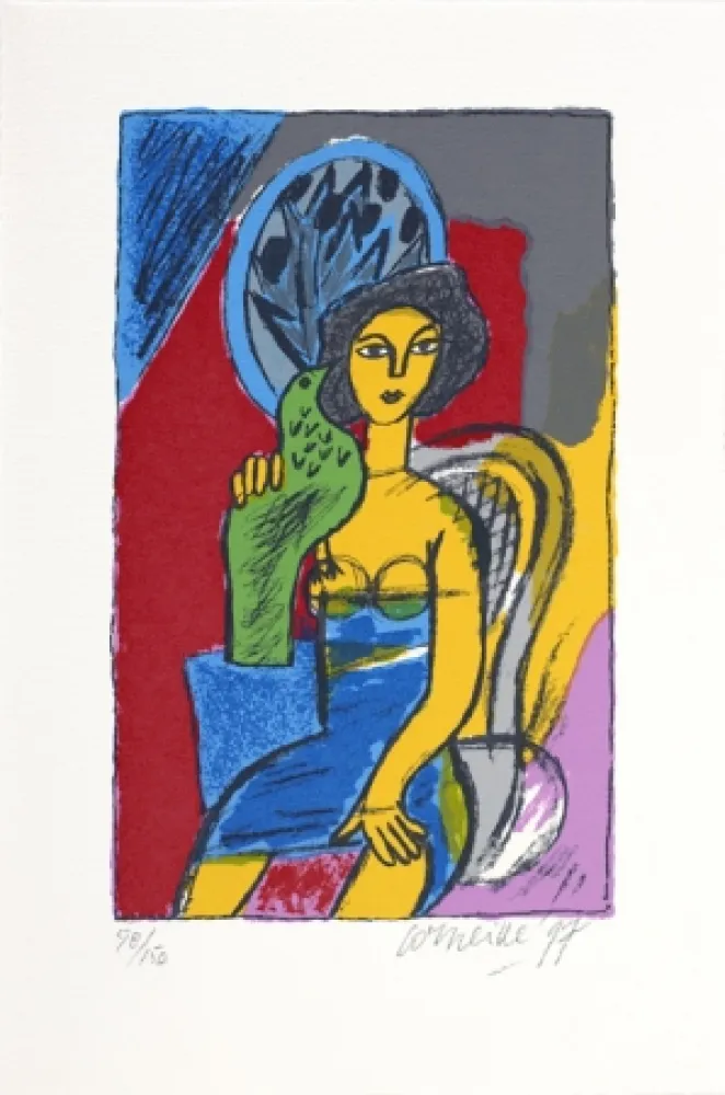 Sérigraphie Corneille - L'amour au jour le jour II