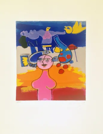 Lithographie Corneille - Six rêves peints