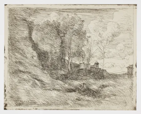 Aucune Technique Corot - Souvenir d’Ostie (Souvenir of Ostia)