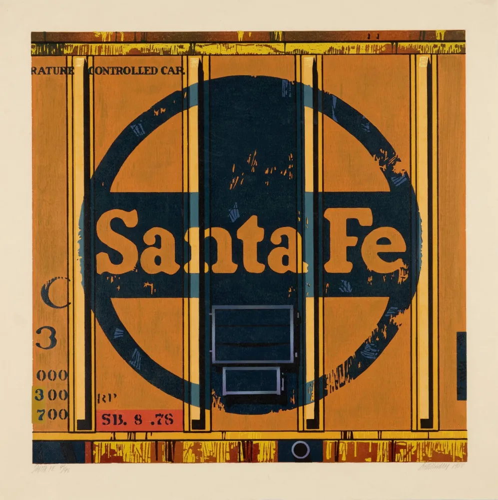Gravure Sur Bois Cottingham - Santa Fe