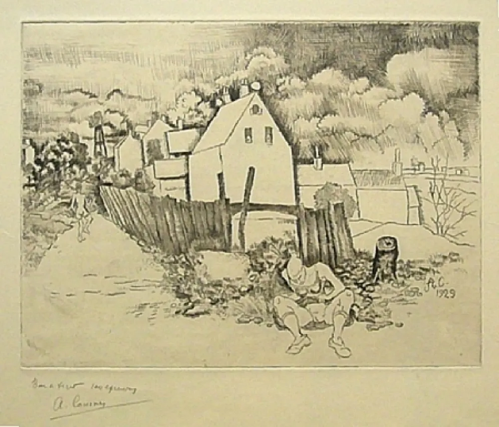 Eau-Forte Courmes - Sans titre