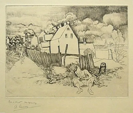 Eau-Forte Courmes - Sans titre