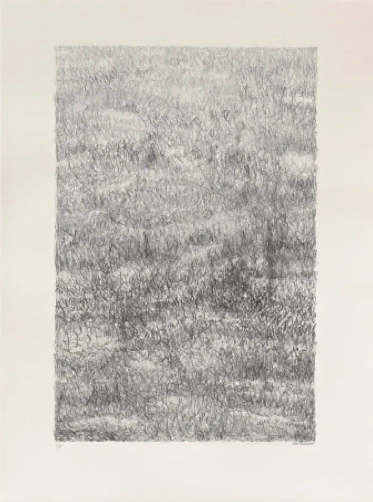 Lithographie Couturier - Dessin du 3ème jour I