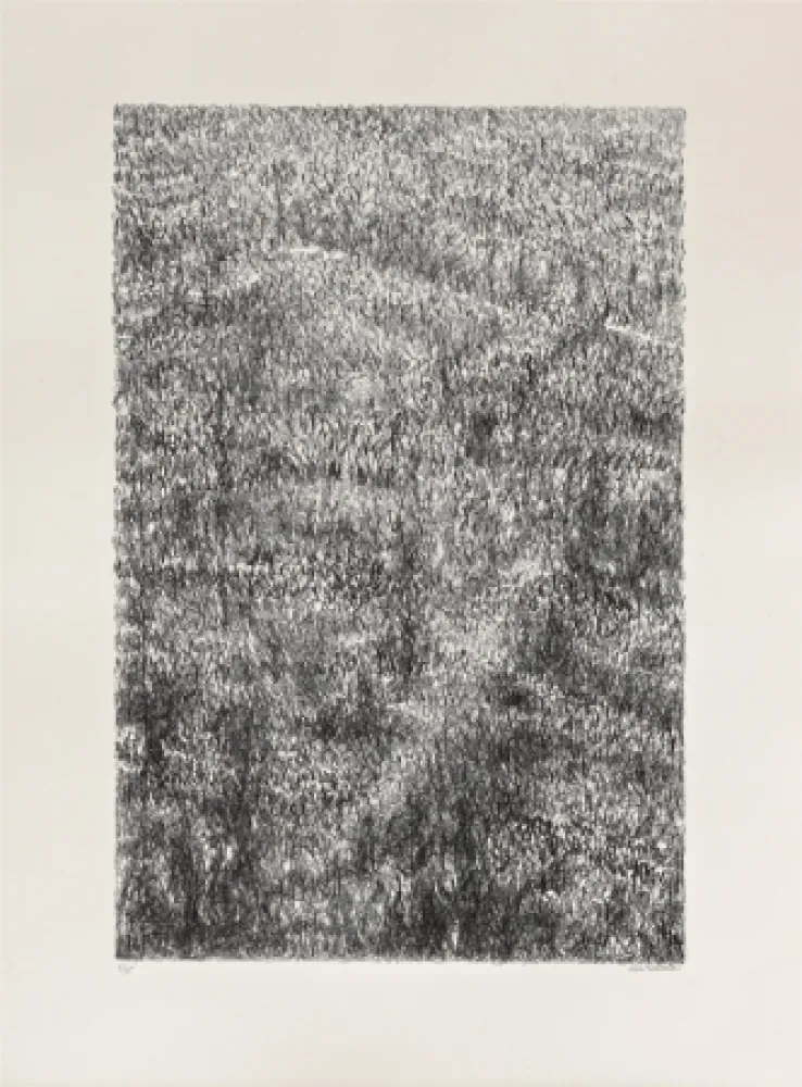 Lithographie Couturier - Dessin du 3ème jour III