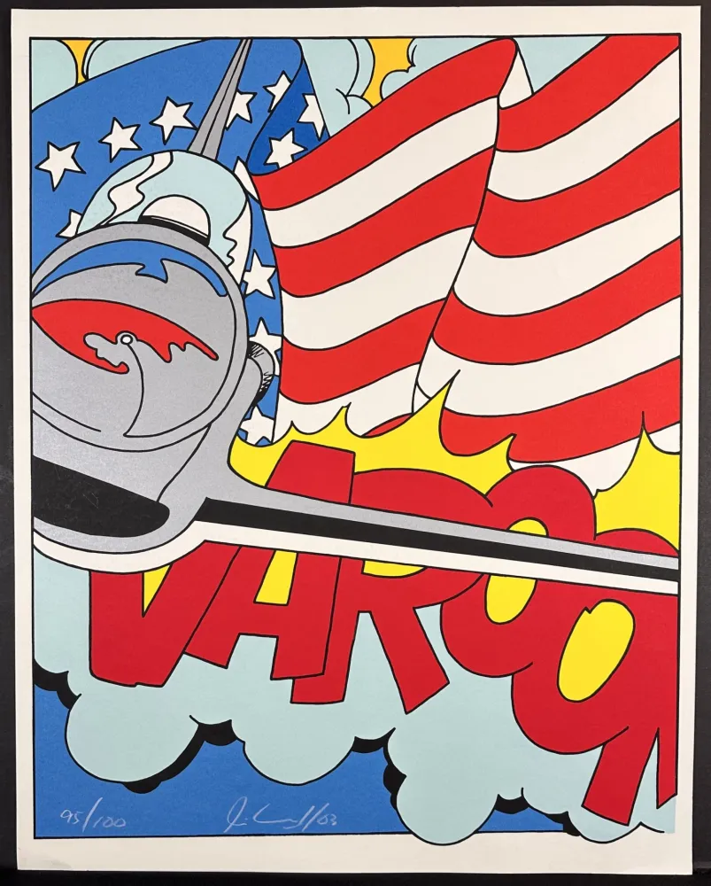 Lithographie Crash - Thunderbird Alumni