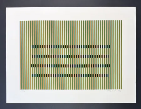 Sérigraphie Cruz-Diez - Carlos Cruz-Diez (1923-2019) - Color serigraphy on Arches paper - 1990