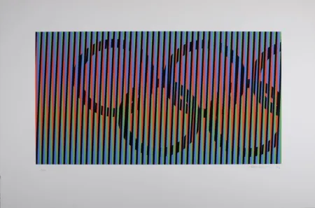 Sérigraphie Cruz-Diez - Composition