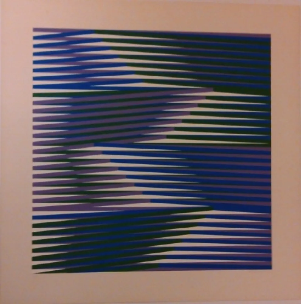 Sérigraphie Cruz-Diez - Composition 