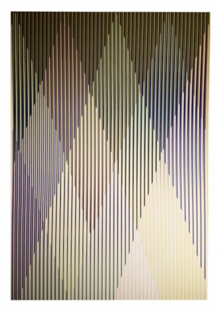 Sérigraphie Cruz-Diez - Couleur additive perseus 3