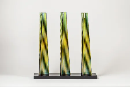 Céramique Cruz-Diez - Cromovela Tryptich 20