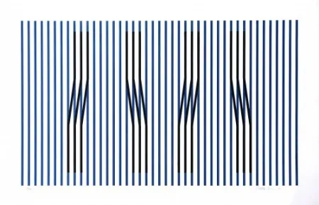 Eau-Forte Cruz-Diez - Induction du Jaune Masnou	