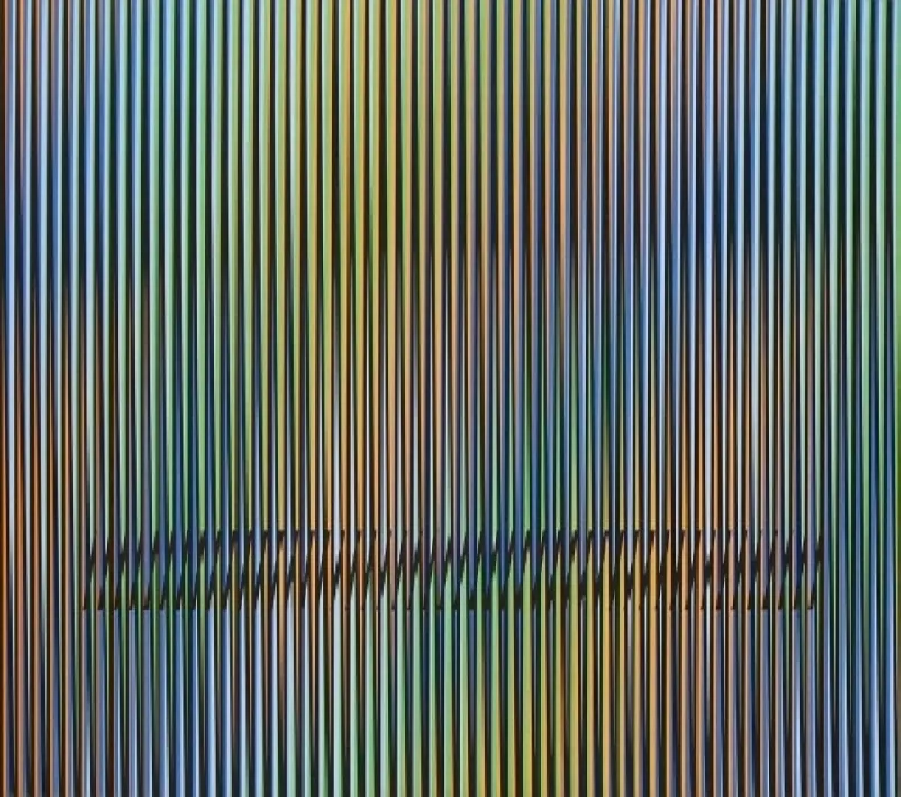 Lithographie Cruz-Diez - Serie Caura - 14