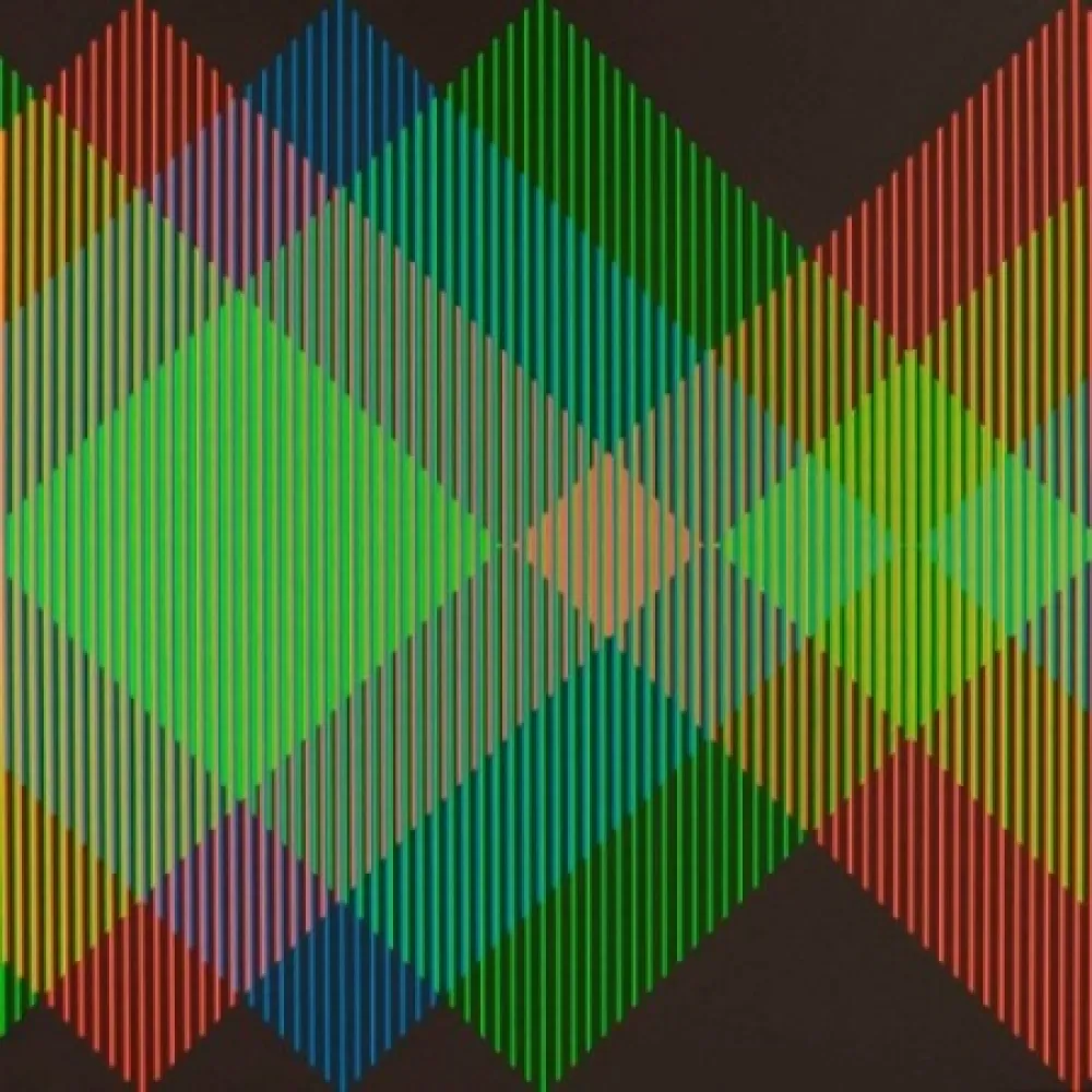 Lithographie Cruz-Diez - Serie Semana - Miércoles	