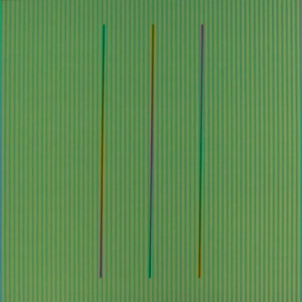 Lithographie Cruz-Diez - Serie Semana - Sábado	